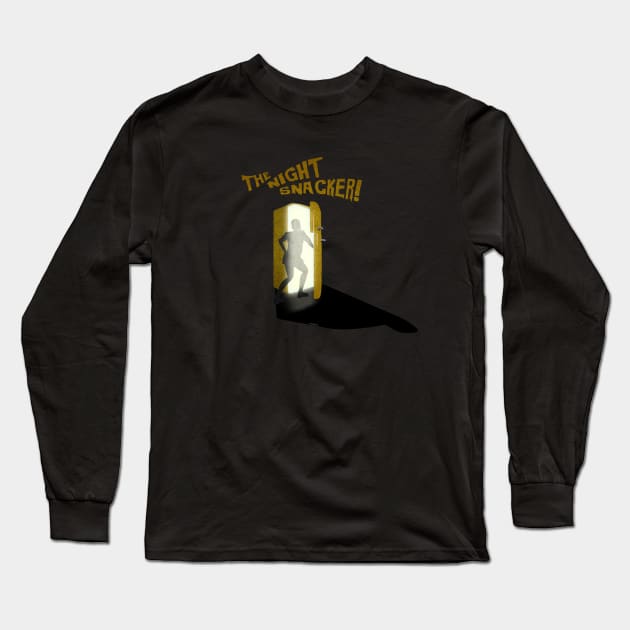 The Night Snacker (Munchies) Long Sleeve T-Shirt by RyanJGillDesigns